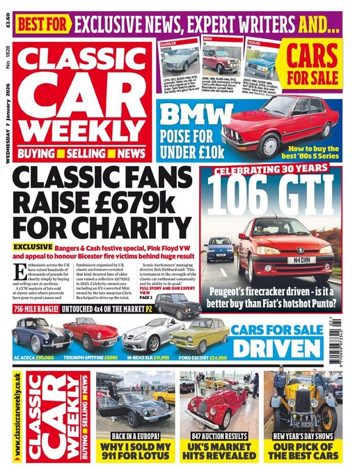 Title details for Classic Car Weekly by H BAUER PUBLISHING LIMITED - Available